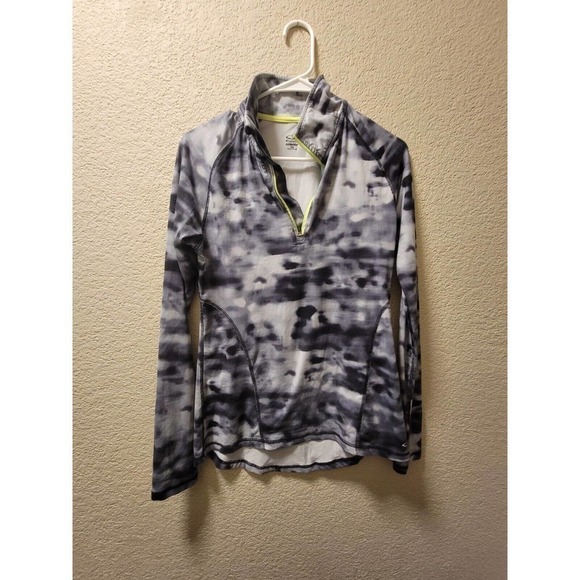 Champion Duodry Long Sleeve Athletic Jacket Black And White Diedye Size XS - Picture 1 of 4